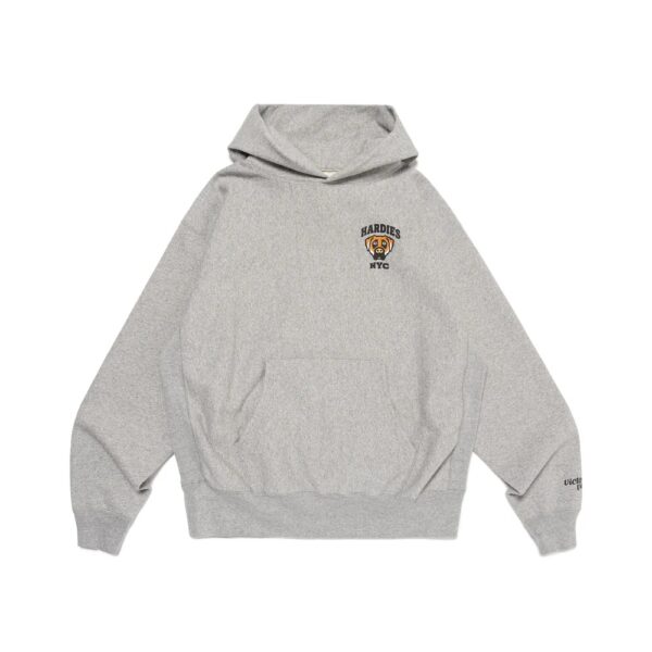 VICTOR VICTOR×HARDIES NYC HEAVY WEIGHT GREY HOODIE