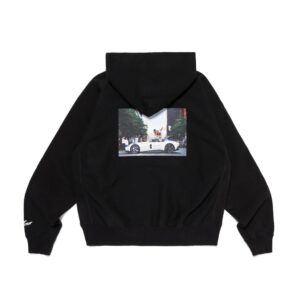 VICTOR VICTOR×HARDIES NYC HEAVY WEIGHT BLACK HOODIE