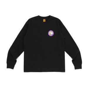 GRAPHIC L-S BLACK T-SHIRT