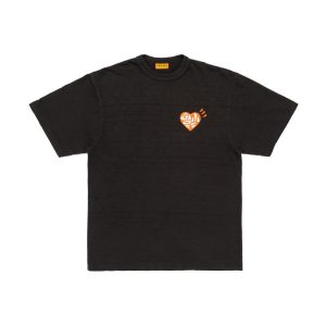 GRAPHIC T-SHIRT BLACK Heart With Snake Logo