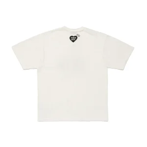 Human Made Graphic White T Shirt Dry Alls Heart Logo