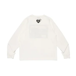 Human Made White Long Sleeve Bear Graphic 1939