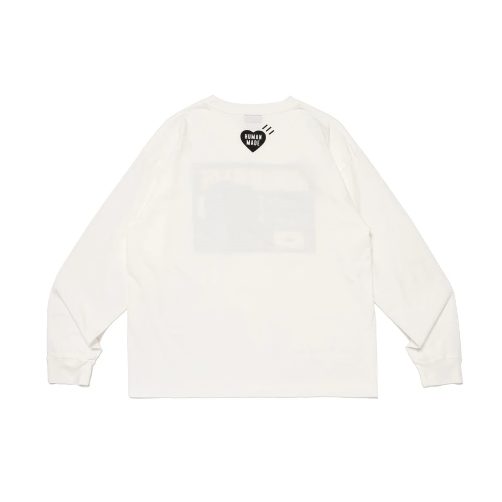 Human Made White Long Sleeve Bear Graphic 1939 Human Made White Long Sleeve Bear Graphic 1939