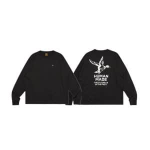 Human Made LS Tee – Flying Duck Logo Black