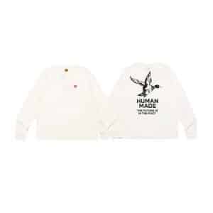 Human Made LS Tee – Flying Duck The Future Is in the Past