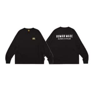Human Made LS Tee – “The Future Is In The Past” Black