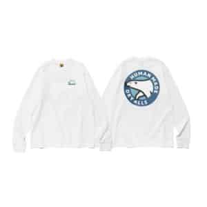 Human Made Long Sleeve Tee – Shark Dry Alls White