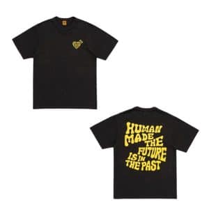Human Made Yellow Letter Back Print Tee – Black