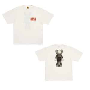 KAWS Figure White Tee – Front & Back Graphic