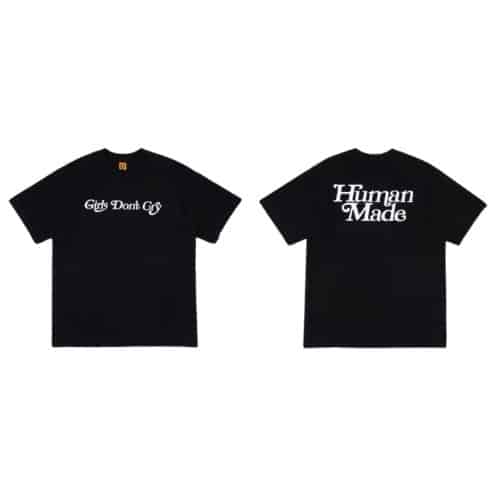 Human Made Black Cotton T-Shirt with Girls Don’t Cry Print Human Made Black Cotton T-Shirt with Girls Don’t Cry Print